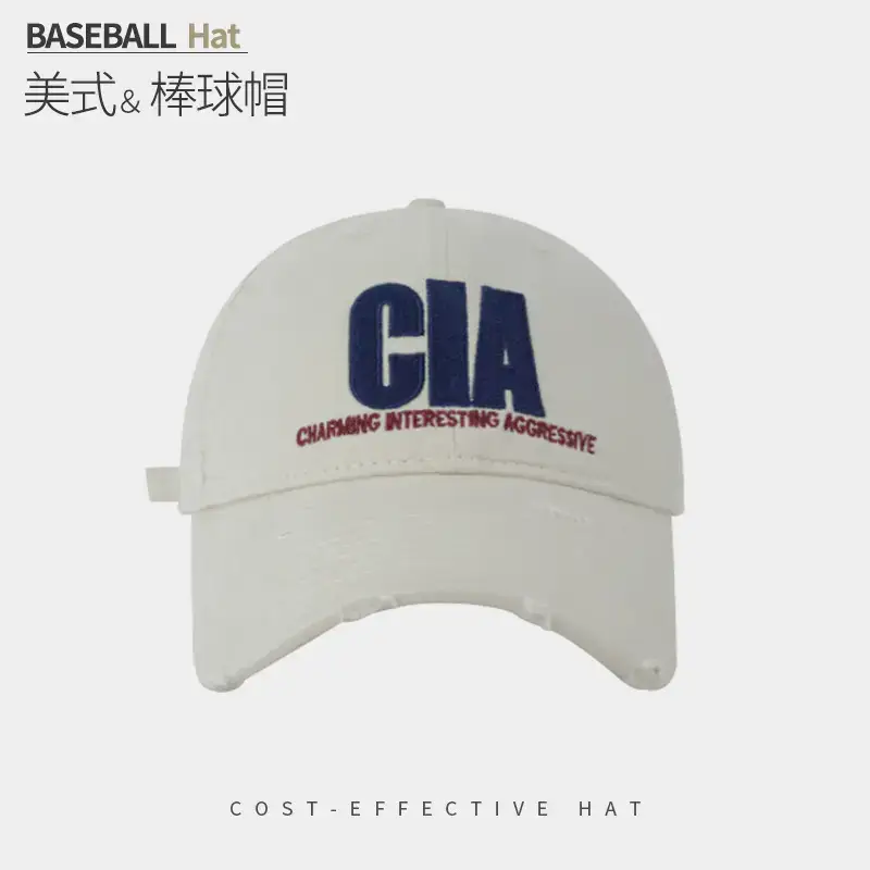 Men's Black CA Embroidered Baseball Cap - Image 2