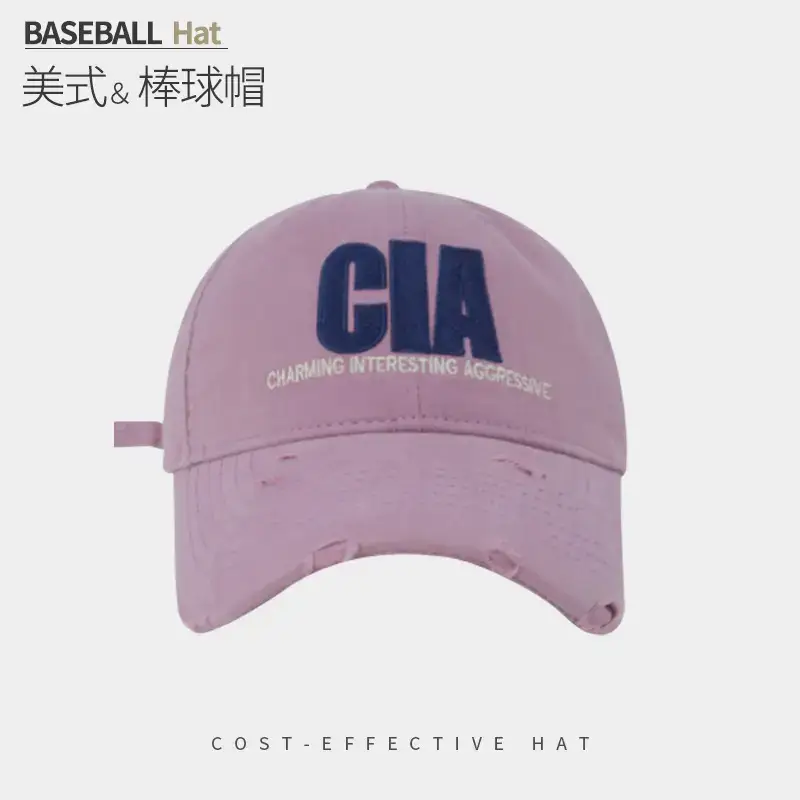 Men's Black CA Embroidered Baseball Cap - Image 4