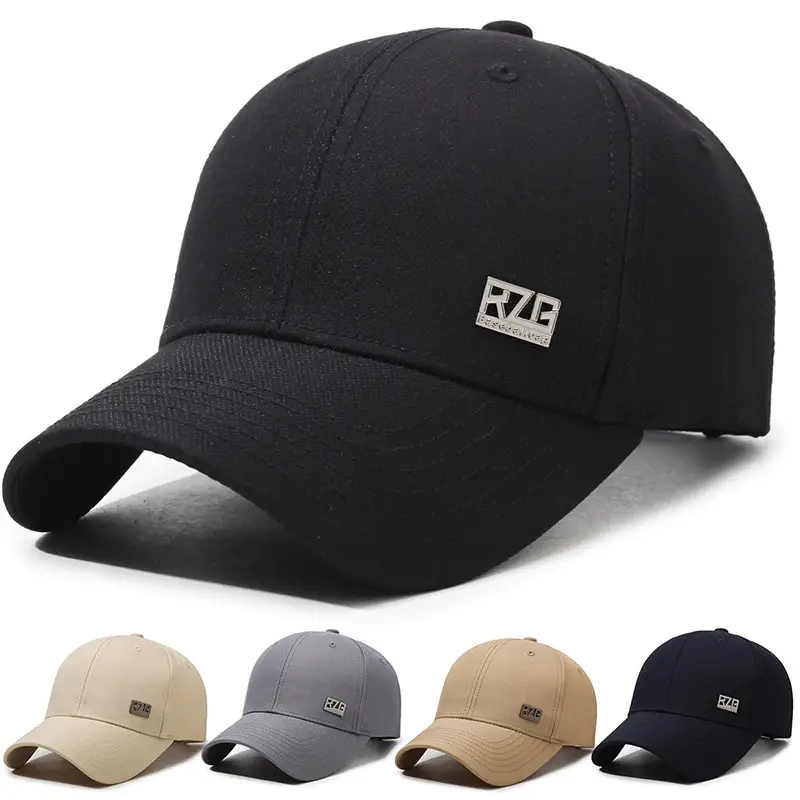 Men Grey Baseball Cap All Season Outdoor Sun Hat - Image 6
