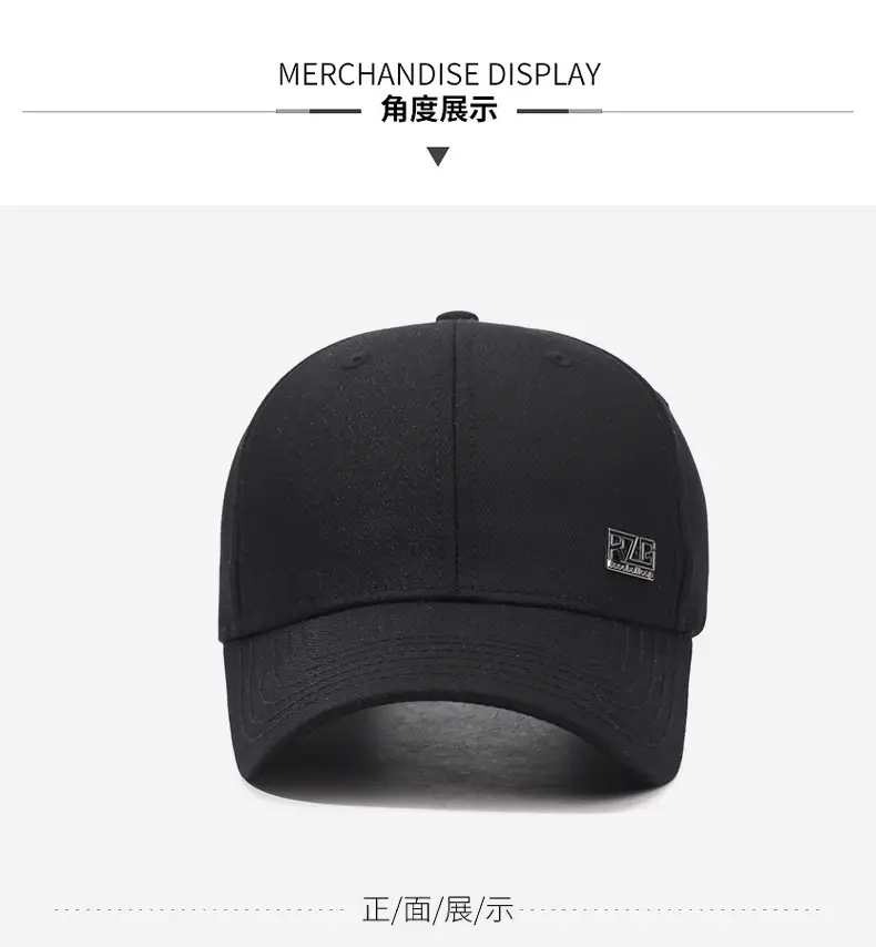 Men Grey Baseball Cap All Season Outdoor Sun Hat — feature 8