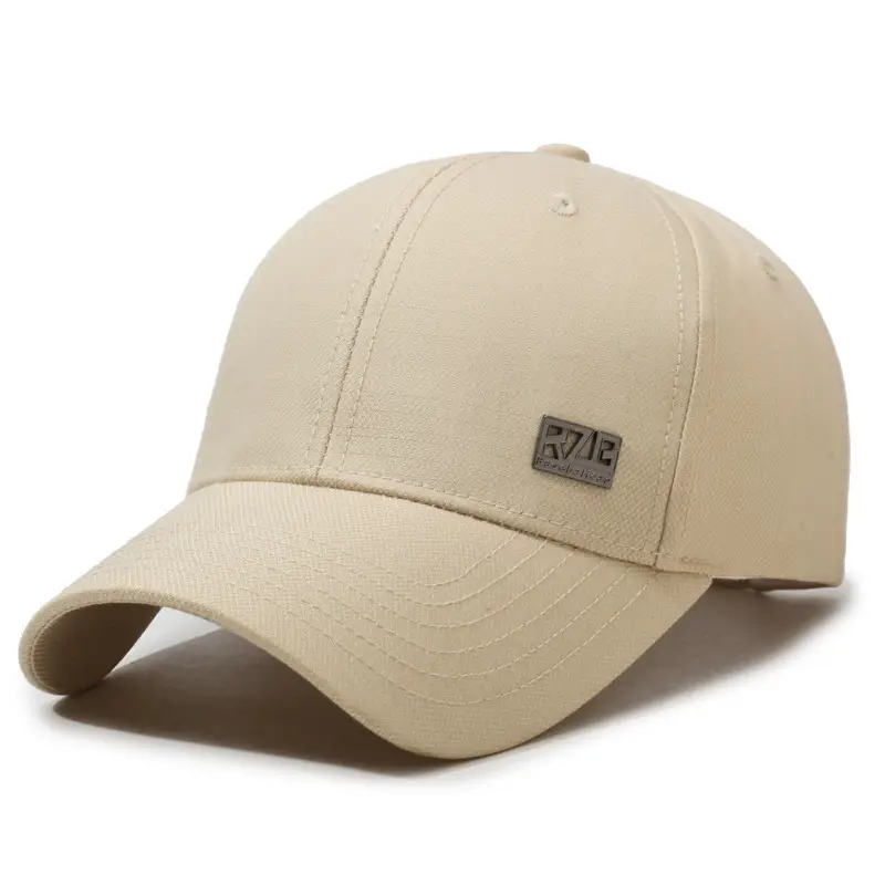 Men Grey Baseball Cap All Season Outdoor Sun Hat - Image 5