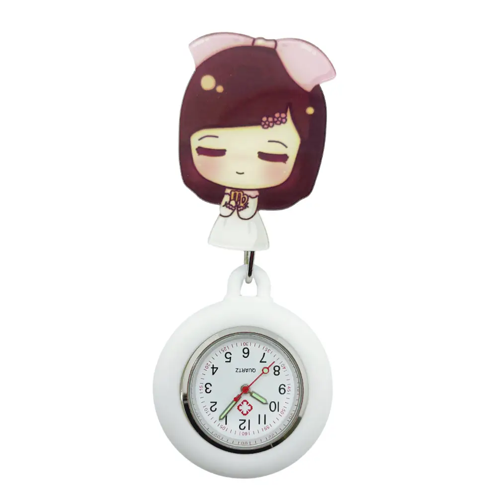 Hard Rubber Retractable Nurse Watch Clip - Image 13