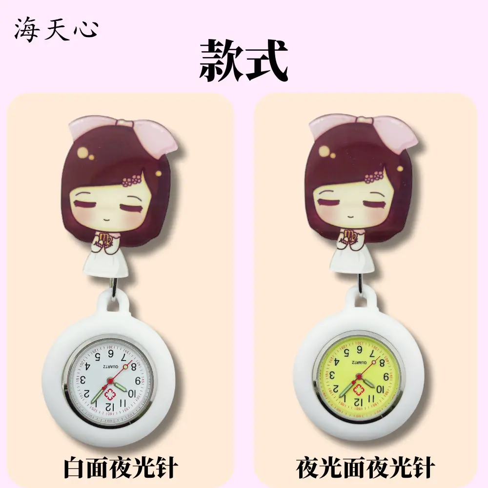 Hard Rubber Retractable Nurse Watch Clip — feature 4