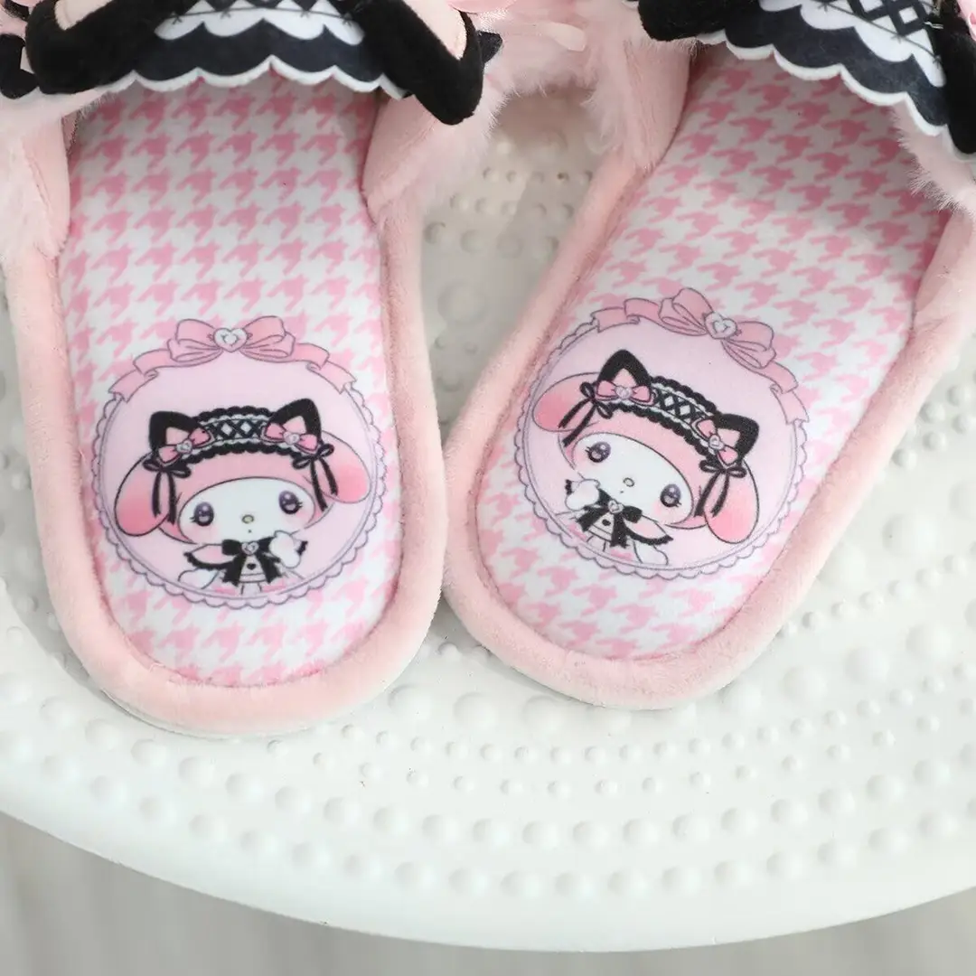 Summer Cute Cartoon Fish Mouth Home Shoes Plush Indoor Non-Slip Thin Cotton Slippers Spring & Fall Open Toe Slippers for Women — feature 13