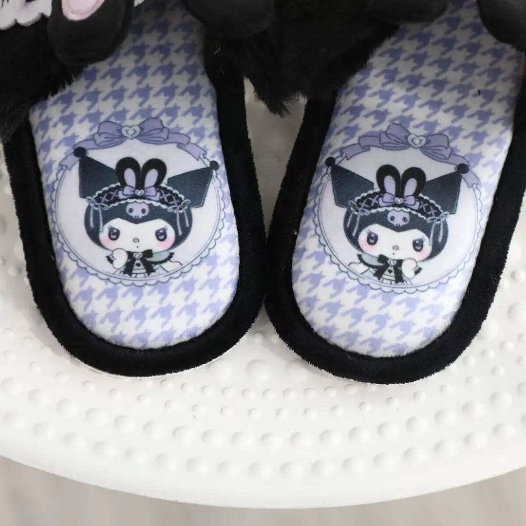 Summer Cute Cartoon Fish Mouth Home Shoes Plush Indoor Non-Slip Thin Cotton Slippers Spring & Fall Open Toe Slippers for Women — feature 14