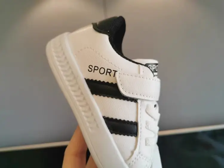 White Kids Sports Sneakers for Kids Kindergarten — feature 10
