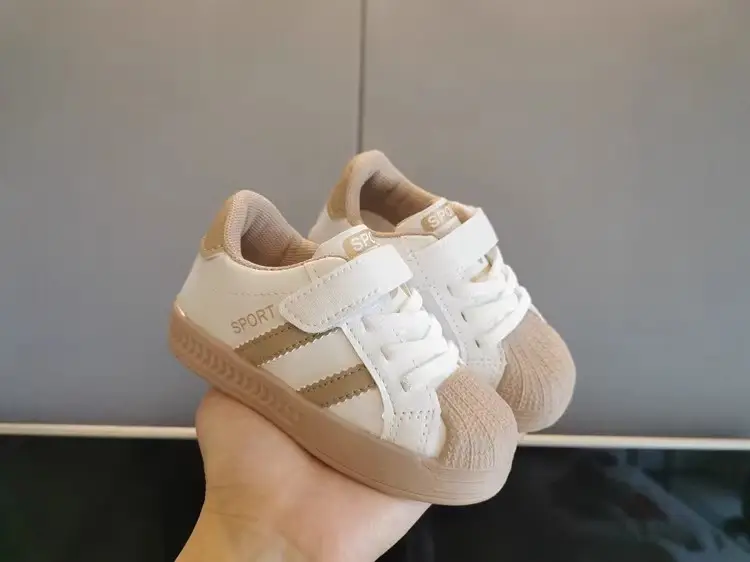 White Kids Sports Sneakers for Kids Kindergarten — feature 7