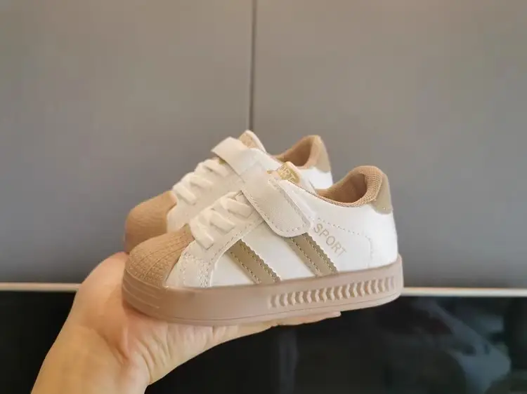 White Kids Sports Sneakers for Kids Kindergarten — feature 9