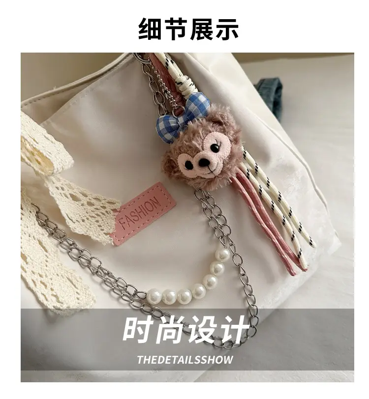 Korean Style Cream White Shoulder Bag for Women — feature 4
