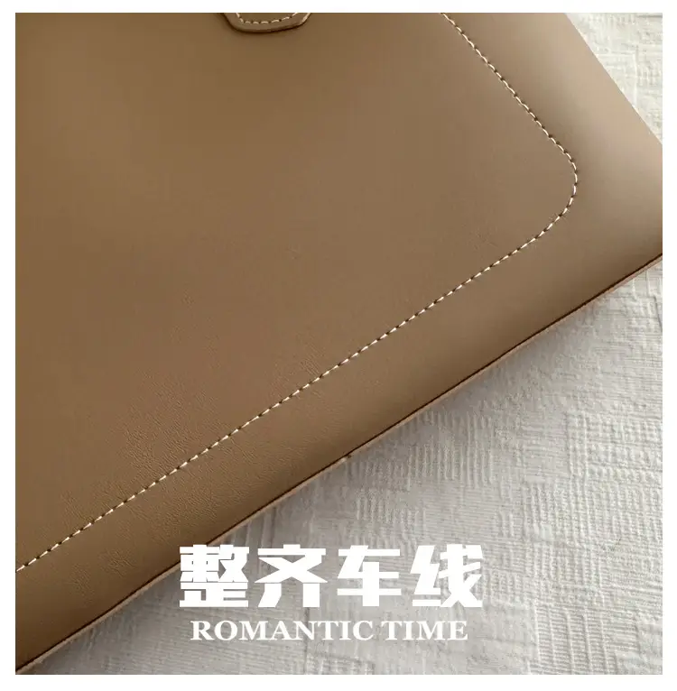 2026 Women Large Tan Leather Tote Bag Casual Shoulder Bag — feature 4