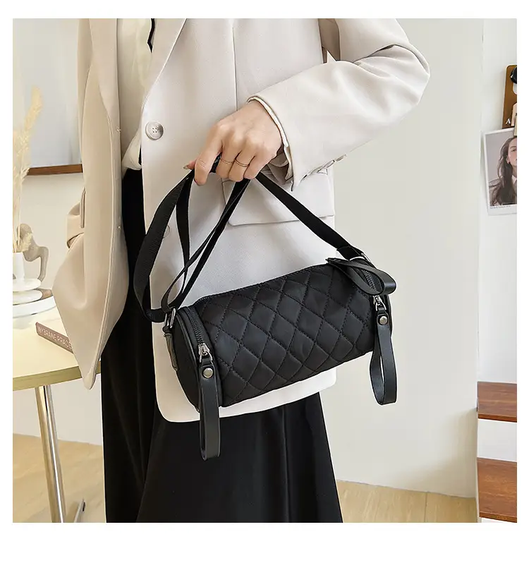 2025 Black Quilted Shoulder Crossbody Bag for Women — feature 11