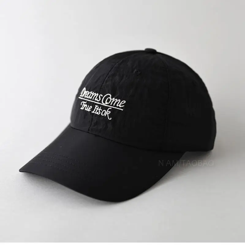 Black Embroidered Baseball Cap for Women Men Casual All Match - Image 10