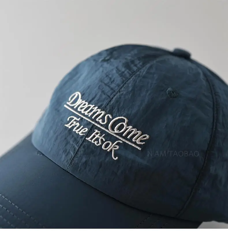 Black Embroidered Baseball Cap for Women Men Casual All Match — feature 17