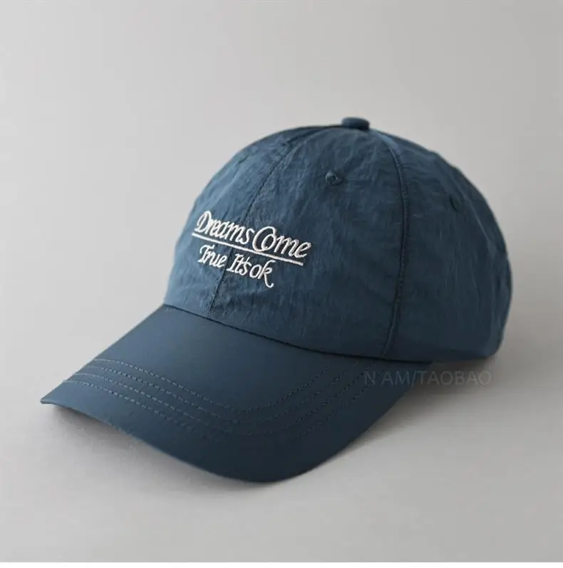 Black Embroidered Baseball Cap for Women Men Casual All Match — feature 2