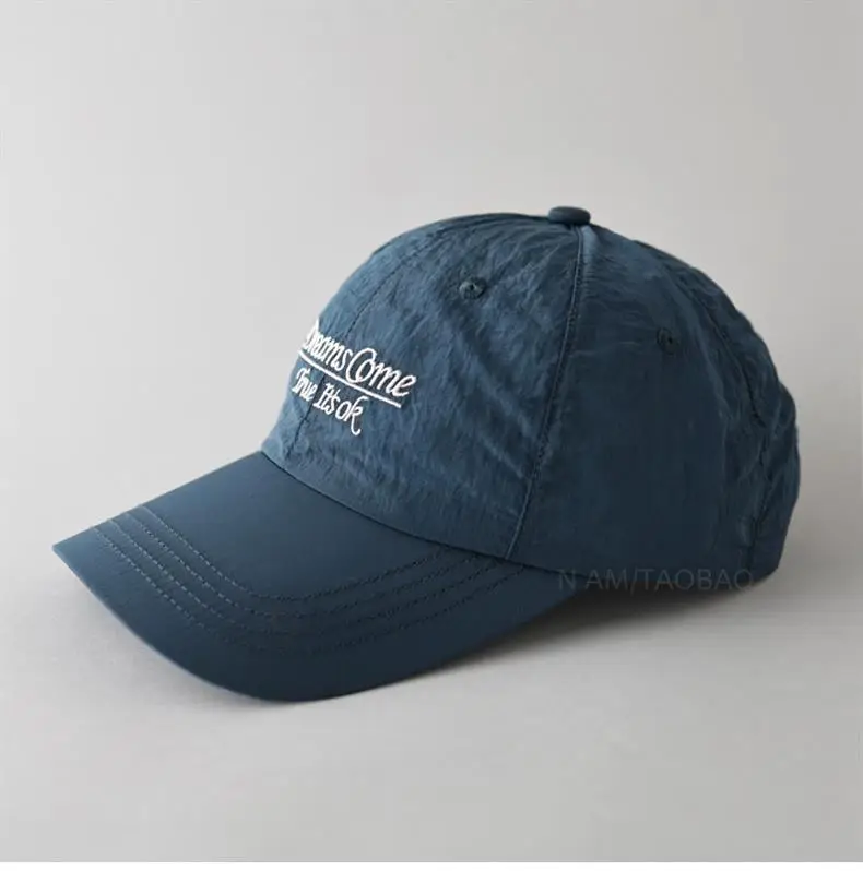 Black Embroidered Baseball Cap for Women Men Casual All Match — feature 5