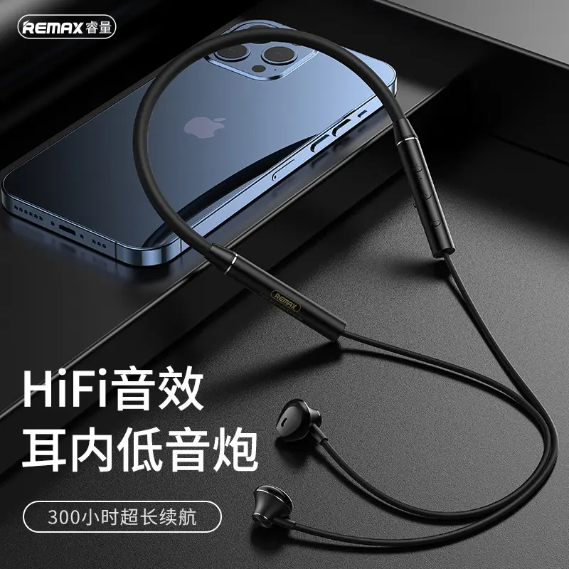 Magnetic Wireless Neck Headset RB-S9 with Bluetooth & Noise Reduction - Image 5