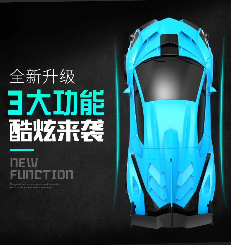 Cross-Border 1:18 One-Click Deformation Remote Control Car 2.4g Electric Racing King Kong Robot Kidsren's Toy Car Model — feature 5