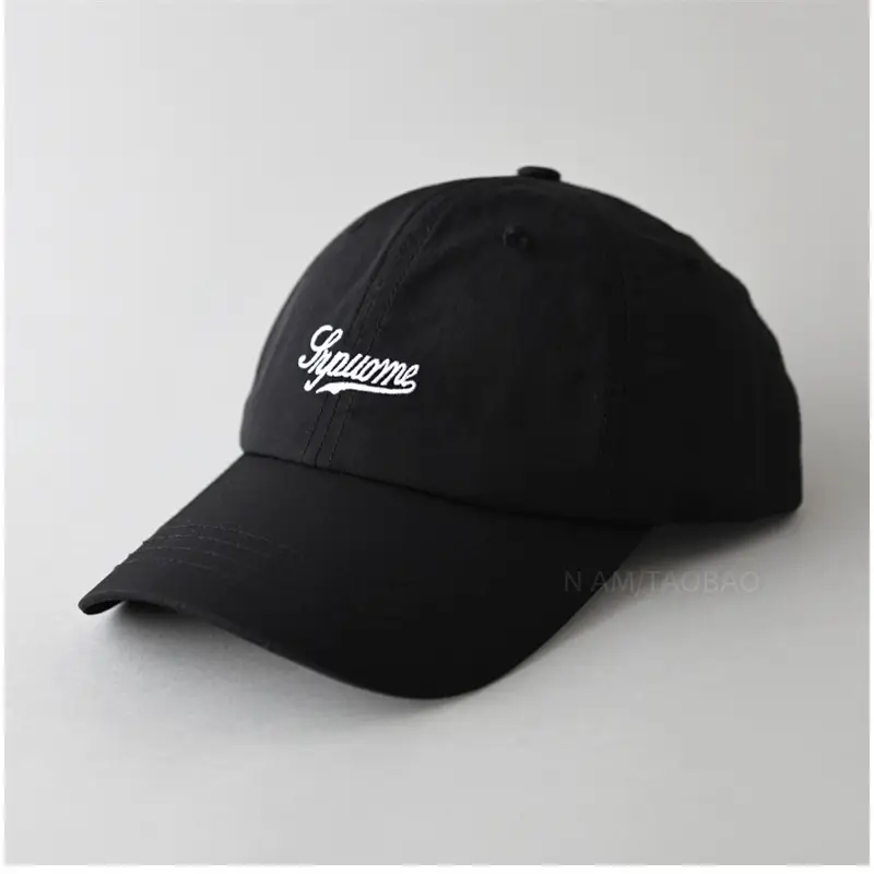 Black "Squircles" Baseball Cap for Women Men - Image 3
