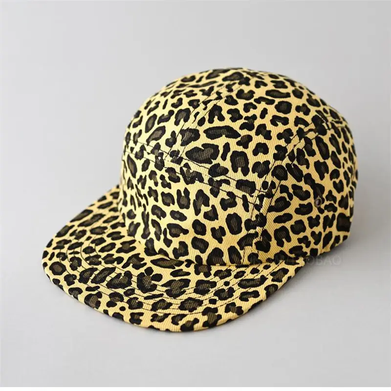 Leopard Print Flat Cap Women Casual Fashion - Image 5
