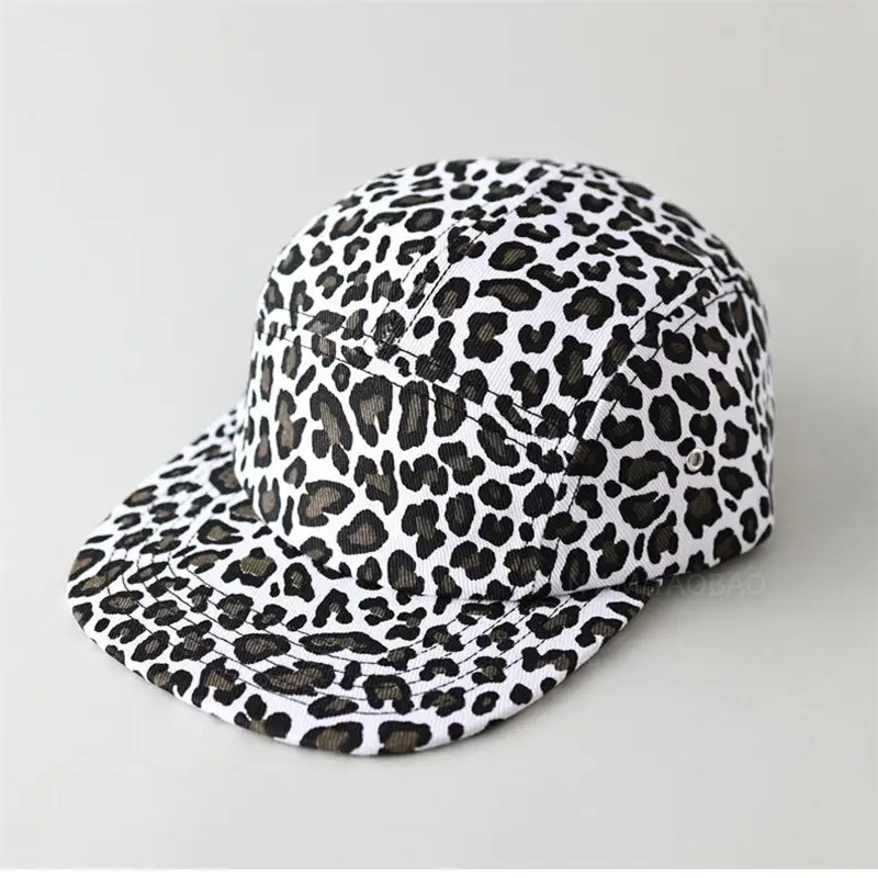 Leopard Print Flat Cap Women Casual Fashion - Image 6