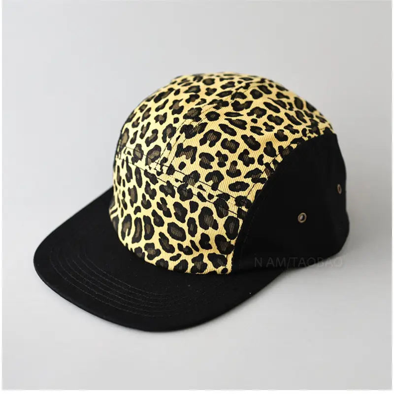 Leopard Print Flat Cap Women Casual Fashion - Image 2