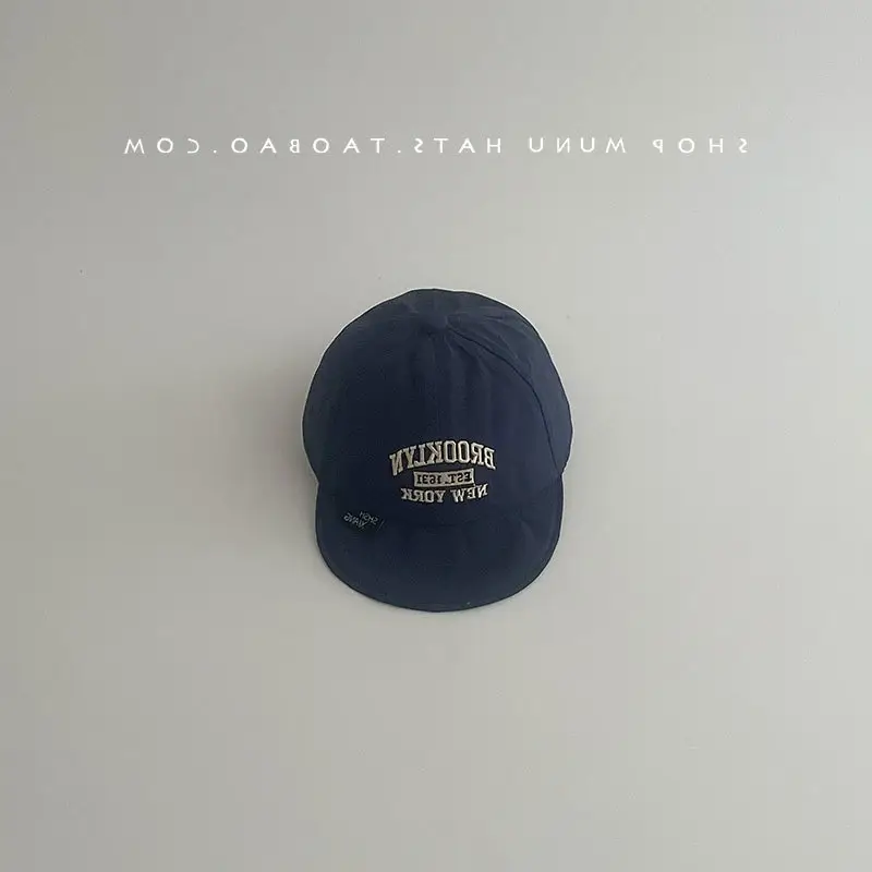 Kids Korean Baseball Cap Beige Spring Summer - Image 6