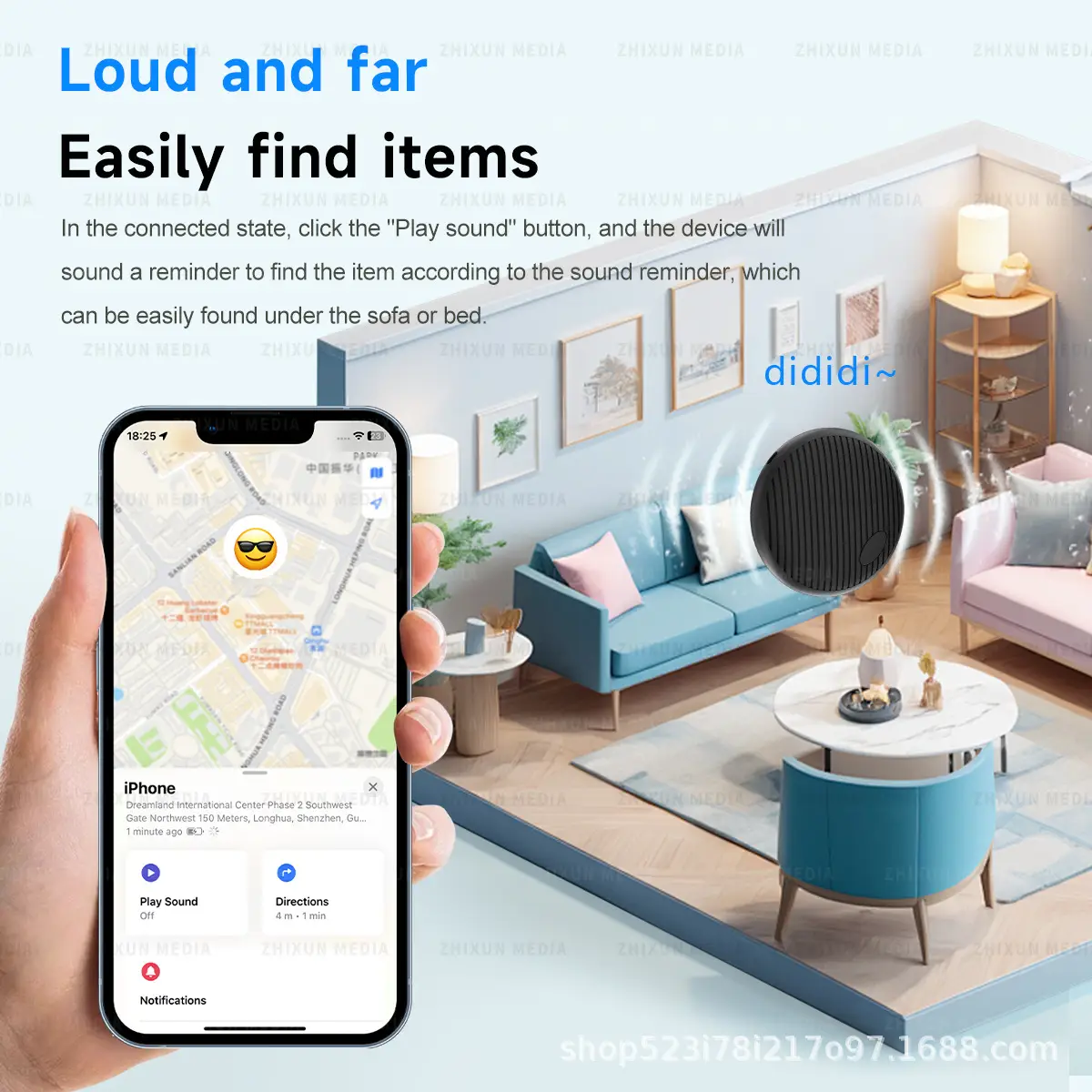 AirTag Apple Smart Location Tracker White — feature 4