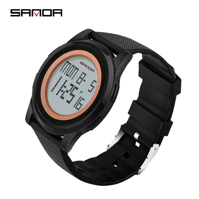 SANDA Multi-Color Digital Watch with LED Light