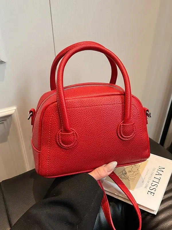 Pink Textured Shoulder Bag for Women 2026 - Image 8