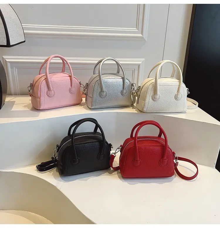 Pink Textured Shoulder Bag for Women 2026 — feature 1