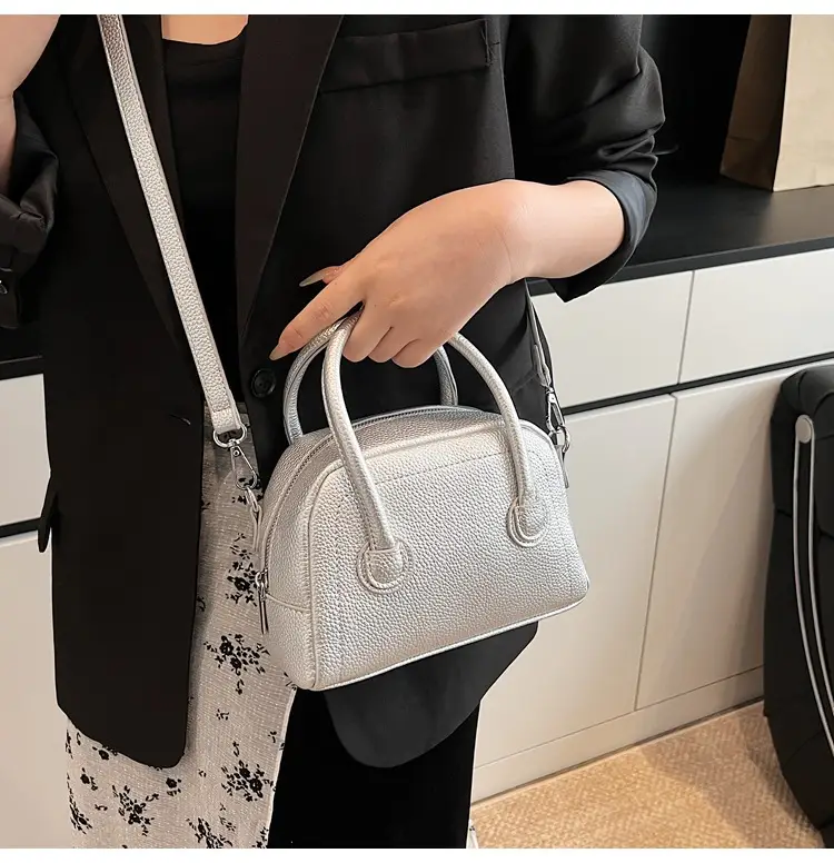 Pink Textured Shoulder Bag for Women 2026 — feature 10