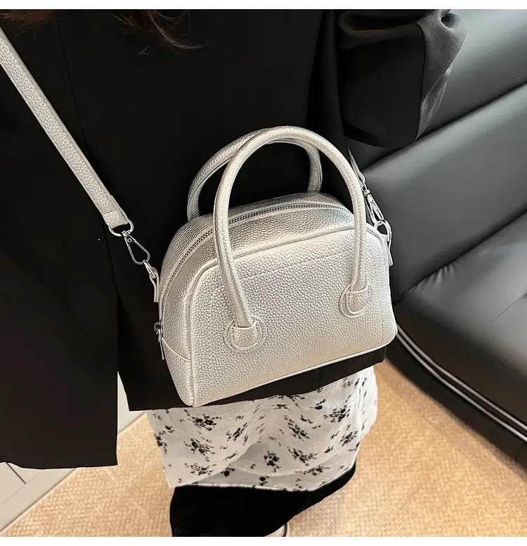 Pink Textured Shoulder Bag for Women 2026 — feature 12