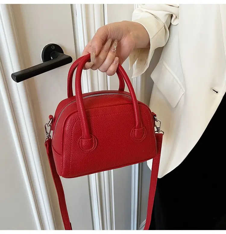 Pink Textured Shoulder Bag for Women 2026 — feature 25