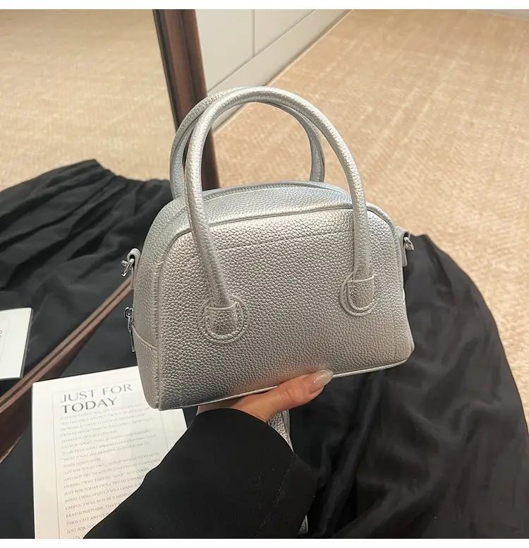 Pink Textured Shoulder Bag for Women 2026 — feature 37