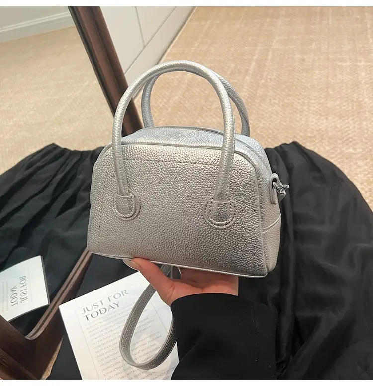 Pink Textured Shoulder Bag for Women 2026 — feature 38