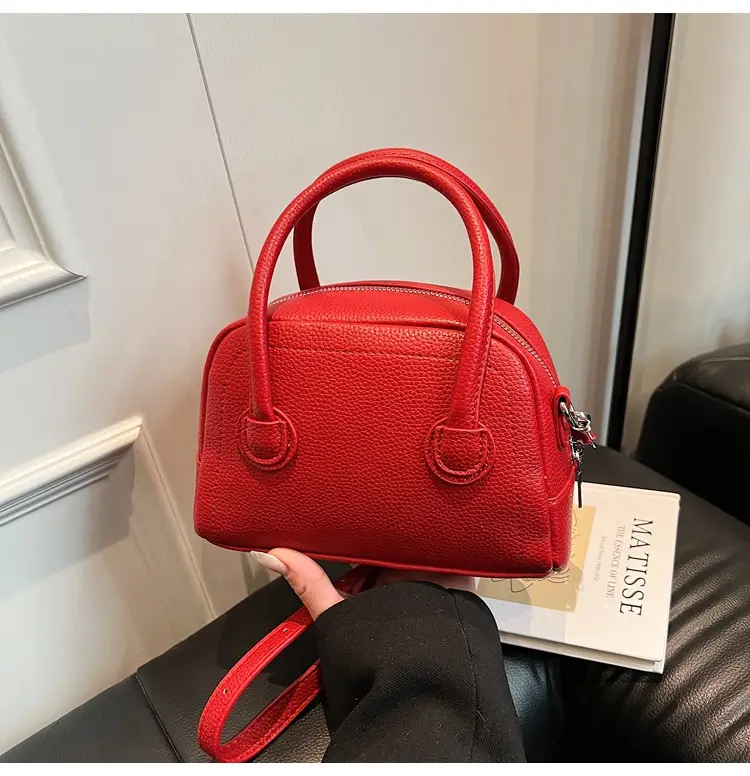 Pink Textured Shoulder Bag for Women 2026 — feature 42