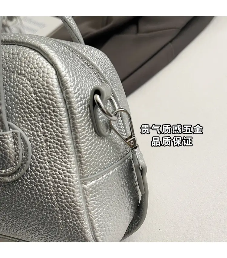 Pink Textured Shoulder Bag for Women 2026 — feature 5