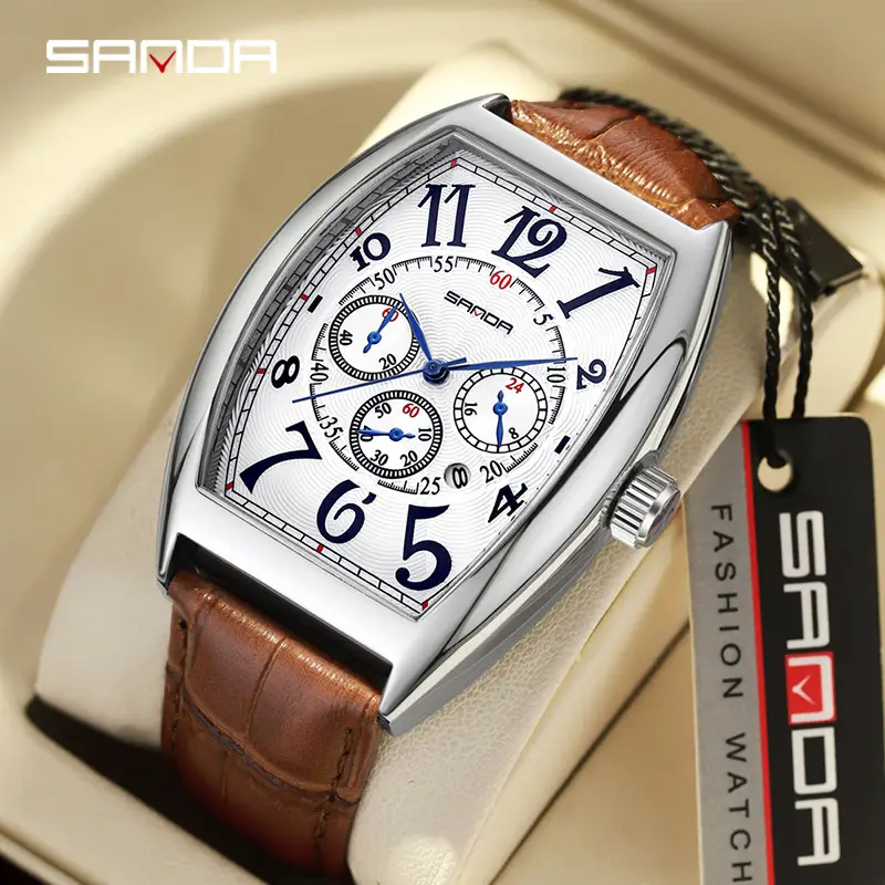 Sanda Men's Digital Quartz Watch with Calendar - Image 6