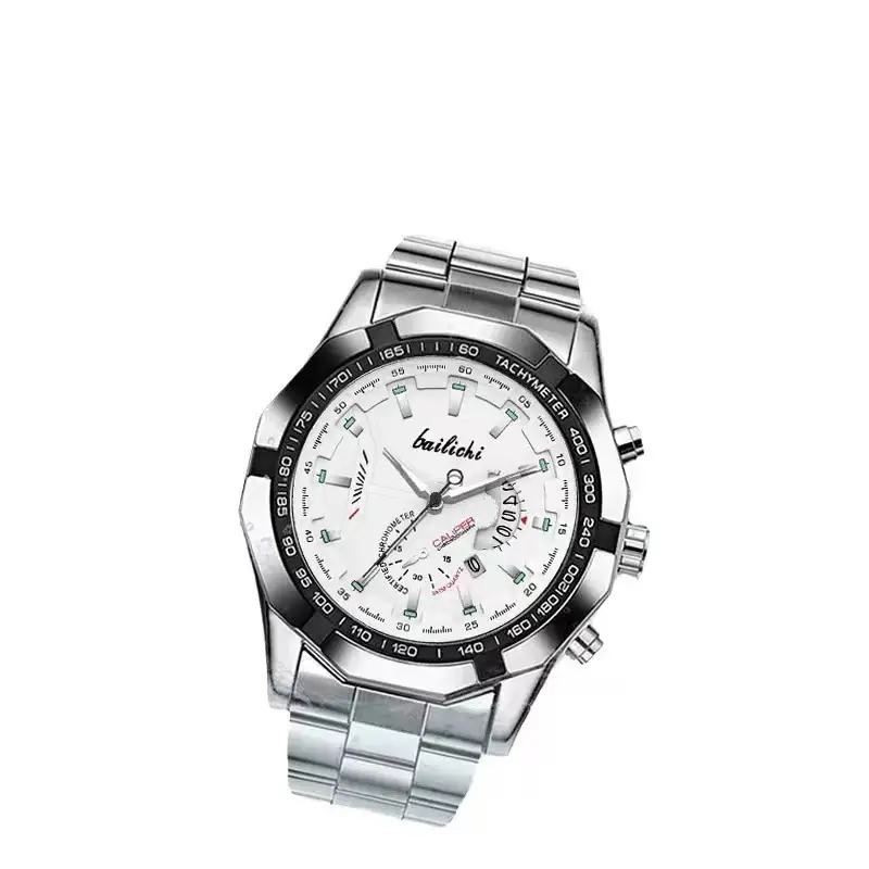Men's Stainless Steel Chronograph Watch with Calendar & Waterproof - Image 6
