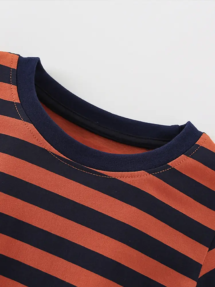 Malwee Boys Striped T-Shirt Shorts Set Summer - Image 3