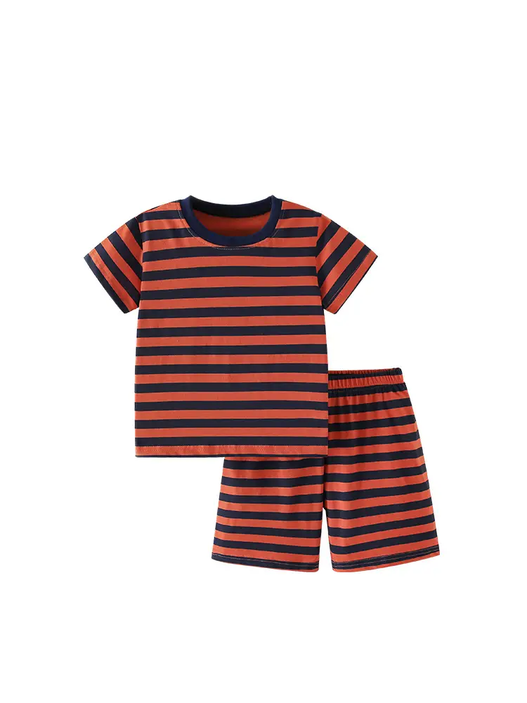 Malwee Boys Striped T-Shirt Shorts Set Summer - Image 6