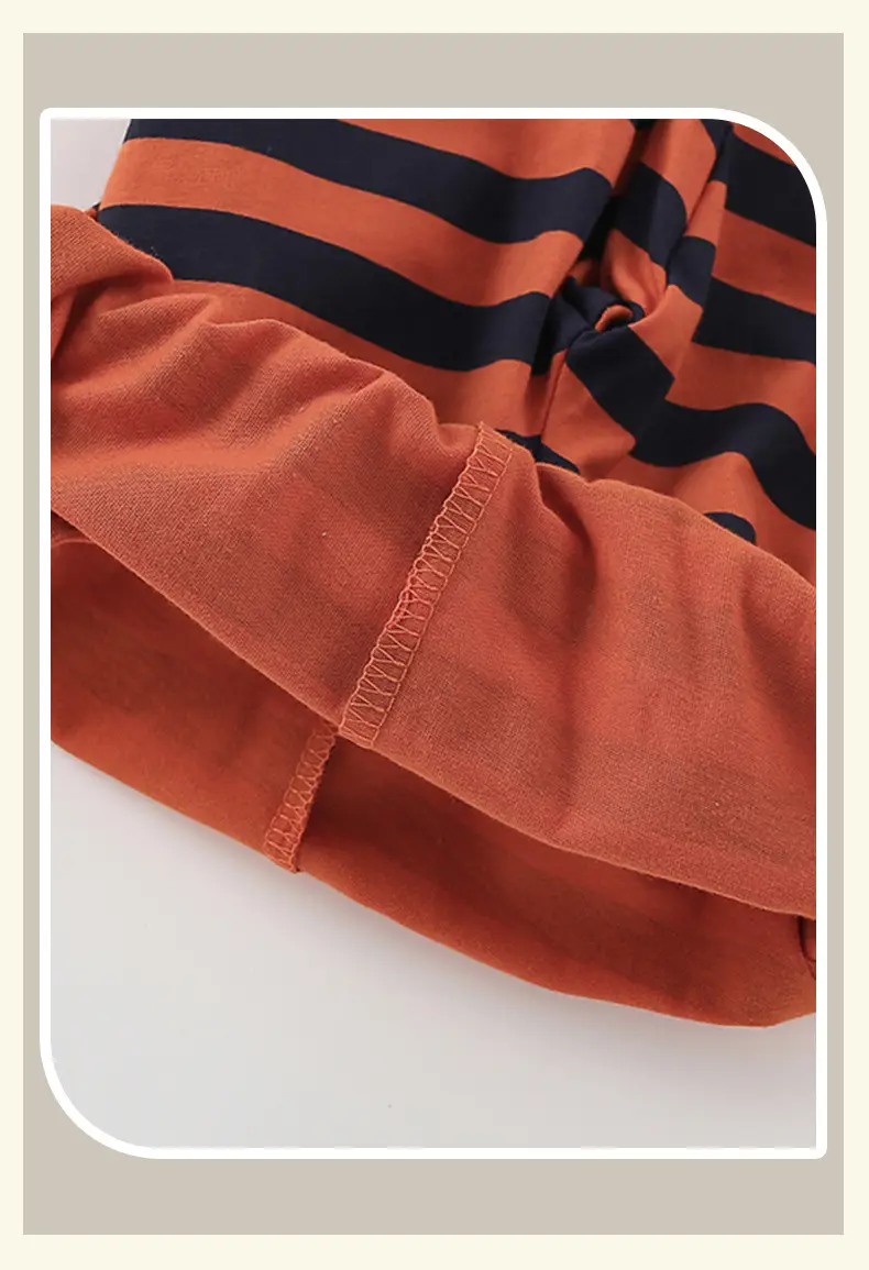 Malwee Boys Striped T-Shirt Shorts Set Summer — feature 4