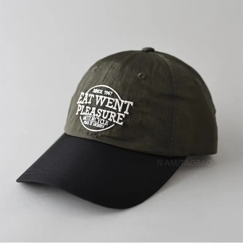 Grey Embroidered Baseball Cap with "New Feather Treasure" Design — feature 6