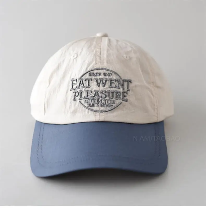 Grey Embroidered Baseball Cap with "New Feather Treasure" Design — feature 8