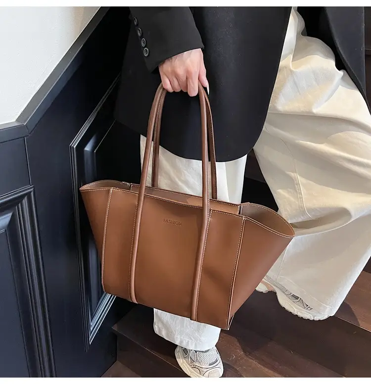 Brown Women's Large Tote Bag Spring Summer — feature 12