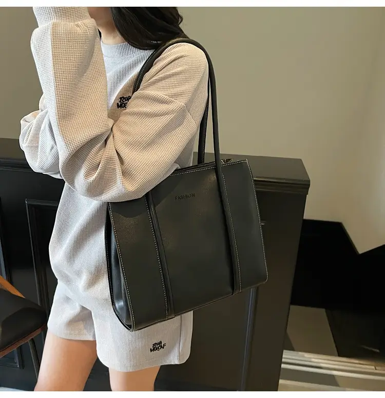 Brown Women's Large Tote Bag Spring Summer — feature 21