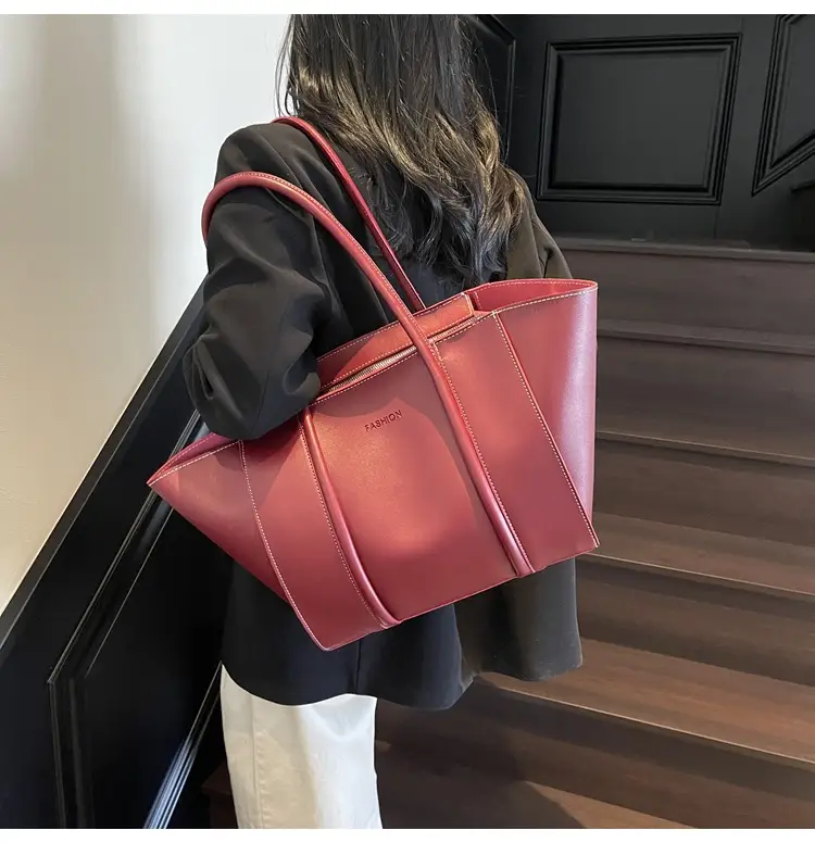 Brown Women's Large Tote Bag Spring Summer — feature 26