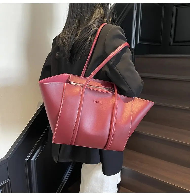 Brown Women's Large Tote Bag Spring Summer — feature 27
