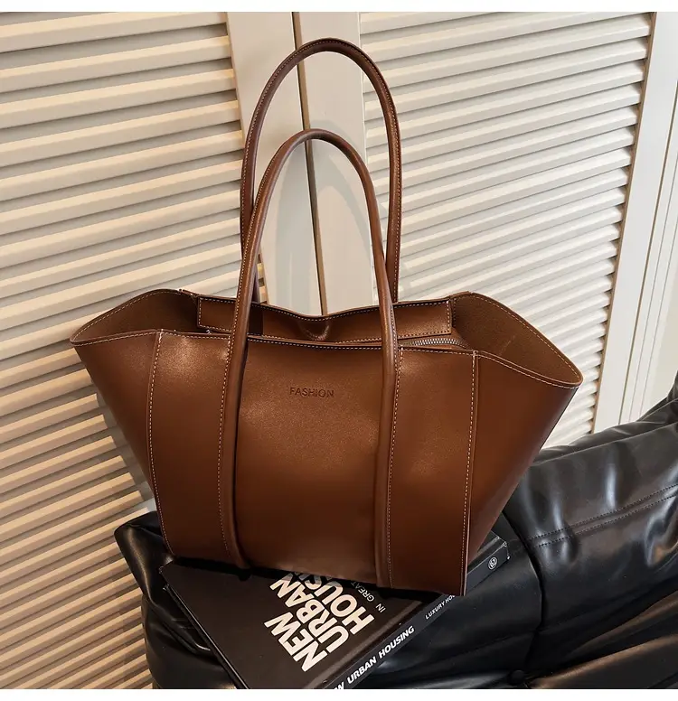Brown Women's Large Tote Bag Spring Summer — feature 33
