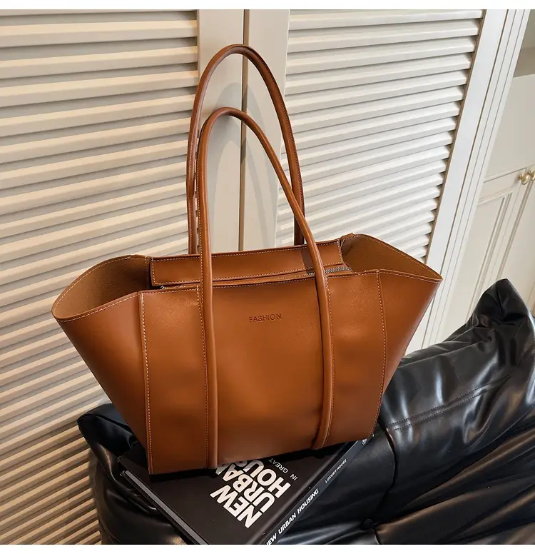 Brown Women's Large Tote Bag Spring Summer — feature 36